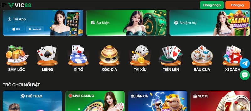 Trang chủ 2 Vic88 là nhà cái uy tín đến từ Thuỵ Sĩ